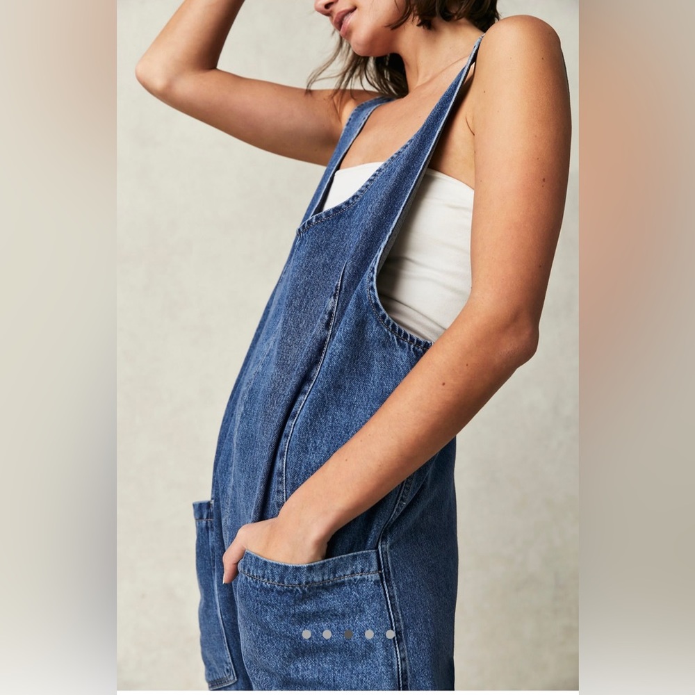 Free People High Roller Overalls-XS💙
